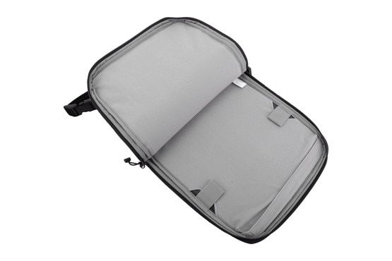 Vertx It's Black VTAC Pistol Scabbard has a padded interior for protection